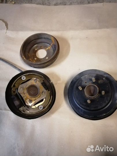 Ниссан, ступица 4*100, барабан, колодки