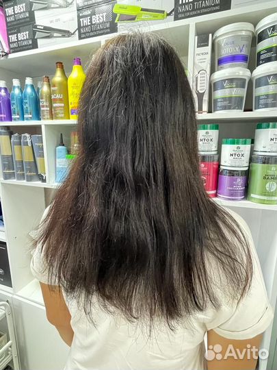 Кератин Ботокс волос Нанопластика