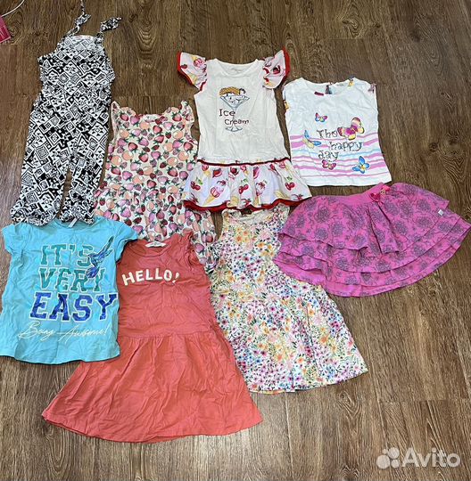 Пакет детской летней одежды на девочку