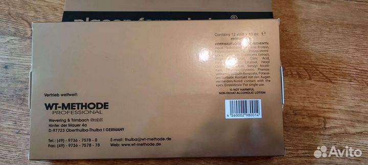 WT-Methode Placen Formula HP тоник для волос