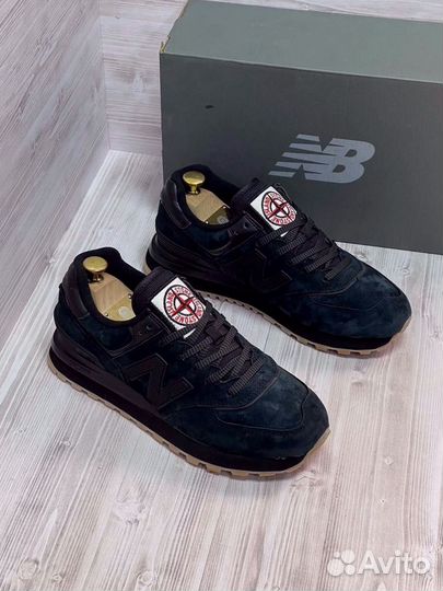 Кроссовки New Balance 574 Stone Island люкс