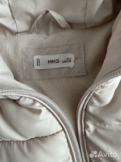 Утепленная куртка mango kids р. 128