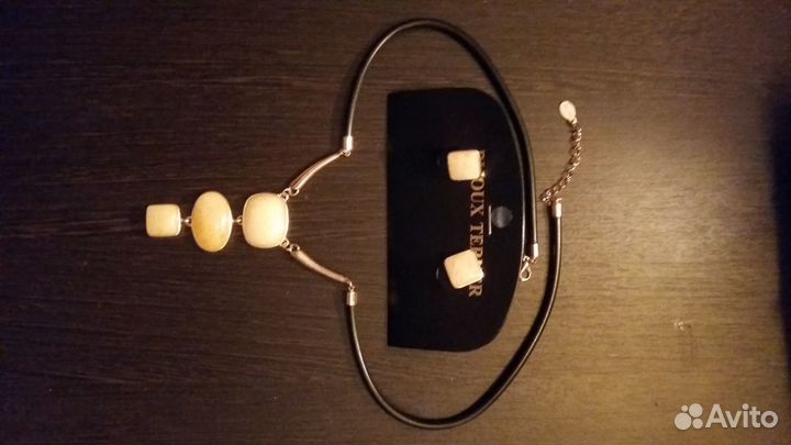 Колье и серьги bijoux terner новые