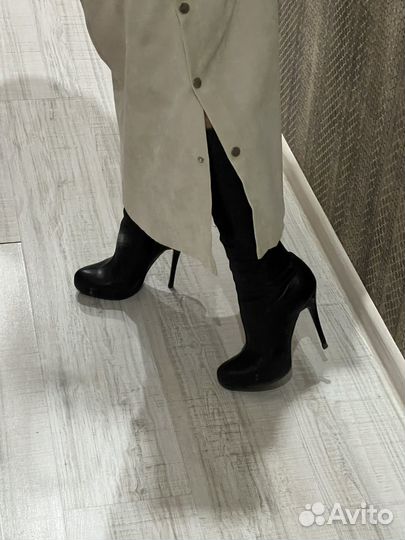 Сапоги кожаные