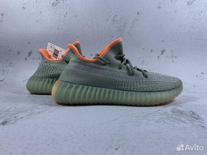 Adidas Yeezy Boost 350 Desert Sage серые