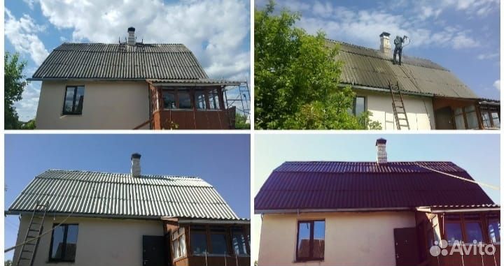 Кровля. Ремонт. Замена шифера