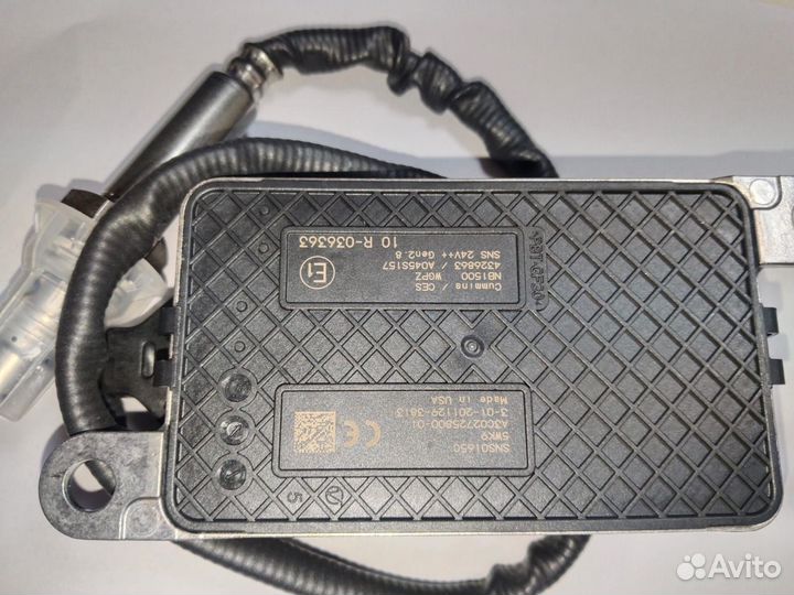 Датчик cummins оксида азота с блоком всборе4326863