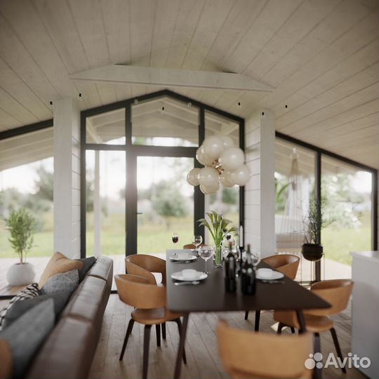 Дачный модульный дом