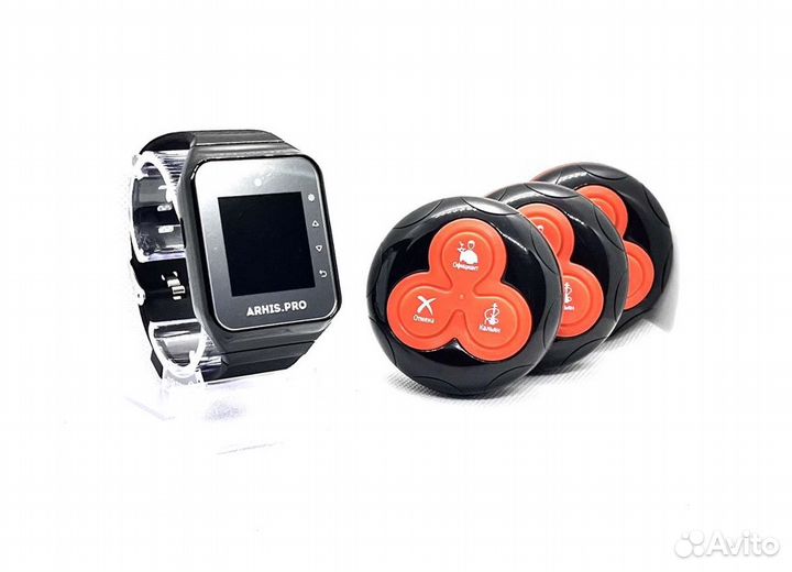 Беспроводная система вызова: кнопка и пейджер