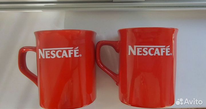 Кружка nescafe красная 400 мл - 2 шт