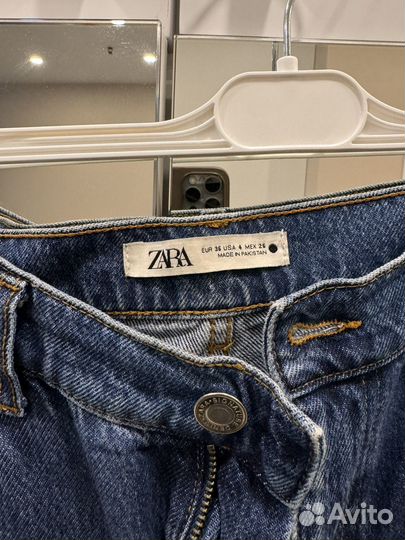 Джинсы Zara темно синие