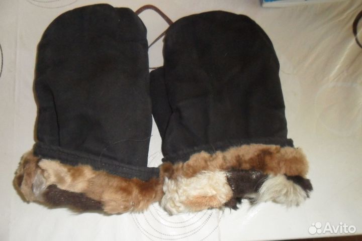 Варежки зимние мужские