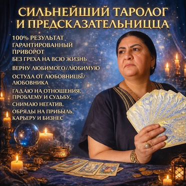 Гадалка ясновидящая таролог гадание приворот