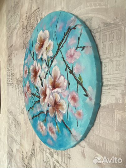 Картина маслом на холсте цветы