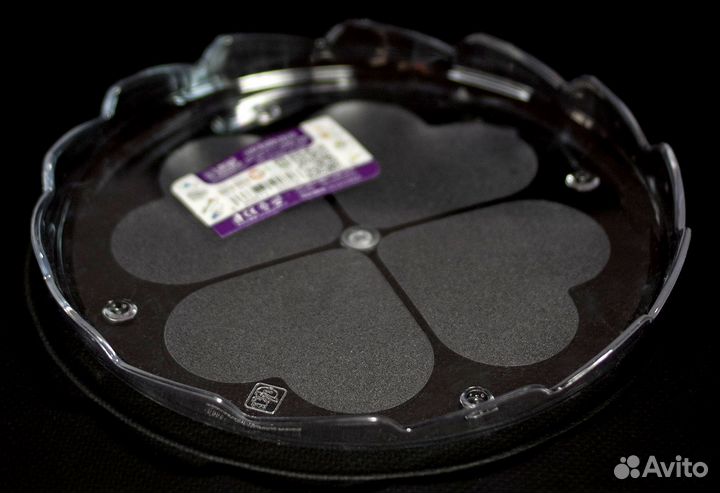 Поднос-сердце Crystal прозрачный 18,5 см (T0201)