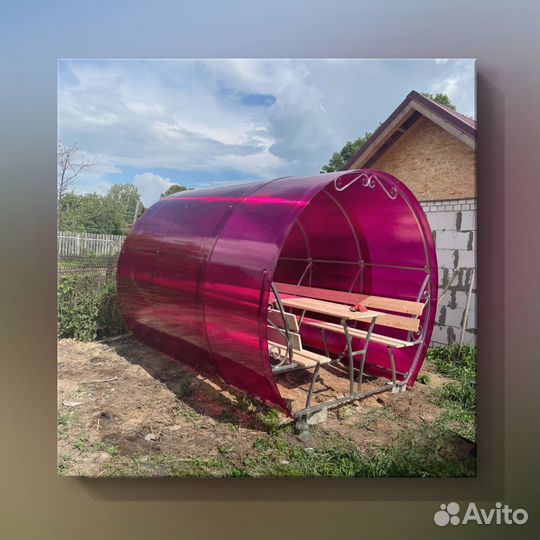 Беседка Пион 3 метра длиной