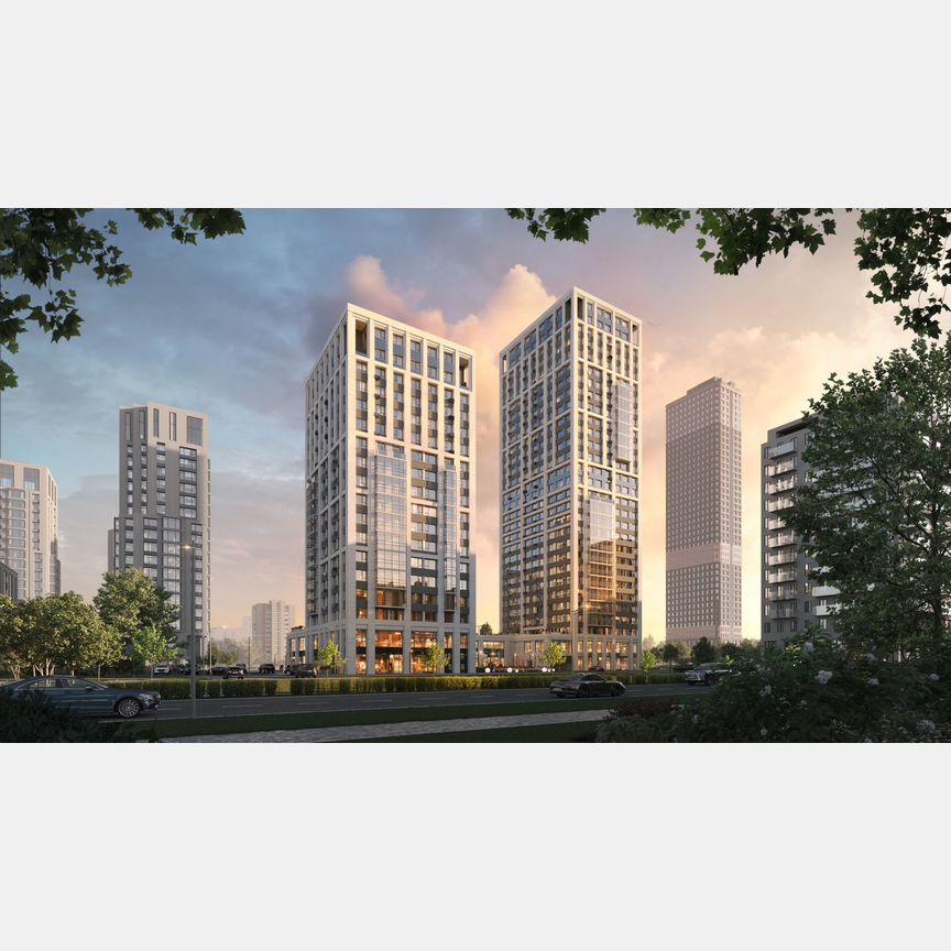 2-к. квартира, 55,2 м², 7/29 эт.