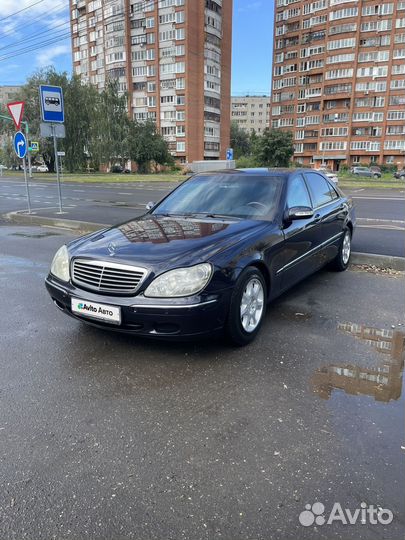 Mercedes-Benz S-класс 5.0 AT, 2005, битый, 112 000 км