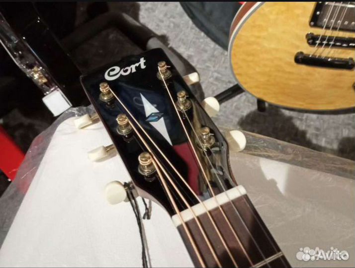 Гитары Электроакустика Cort Earth100SSF-SB Массив