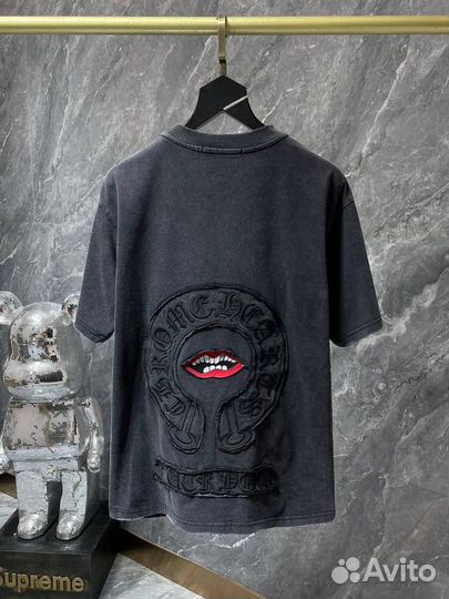 Футболка женская chrome hearts S-XL премиум