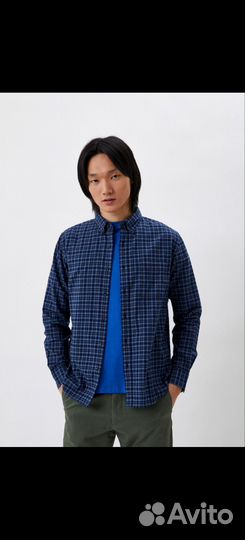 Фланелевая рубашка uniqlo