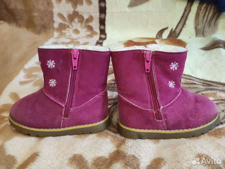 Ботинки-валенки для девочки