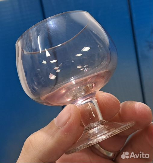 Рюмки из марганцевого стекла, СССР * 6шт