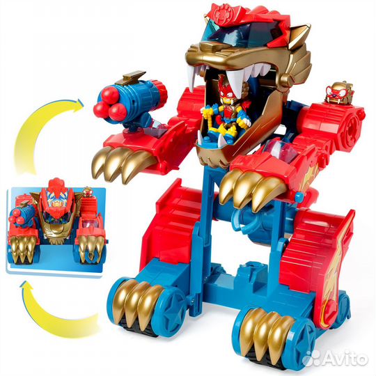 Super Zings Wild Transformer Robot Tigerbot