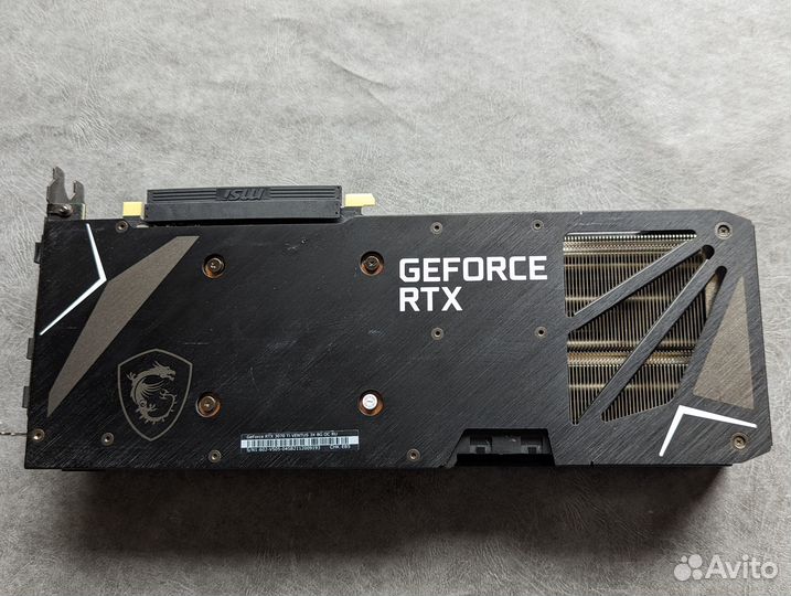 Видеокарта Msi Geforce RTX 3070 TI Ventus 3x