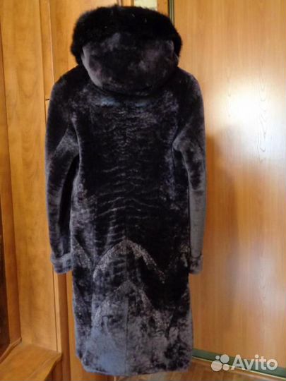 Новая мутоновая шуба 44 размер