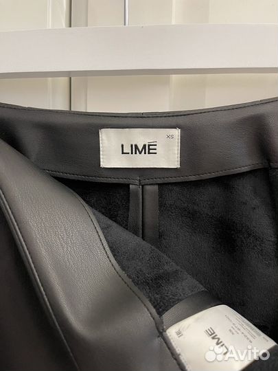 Кожаная юбка Lime