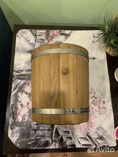 Бочка из кавказского колотого дуба 10л