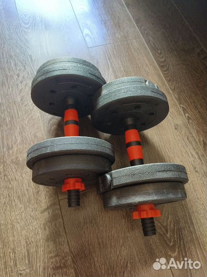 Гантели новые по 5 кг каждая (модель 103 )