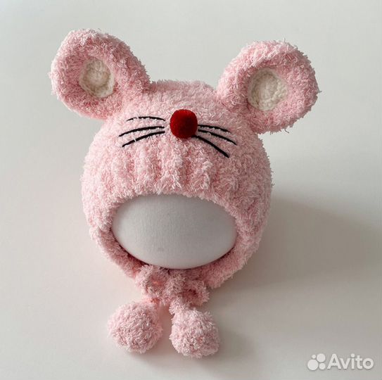 Шапка с ушками