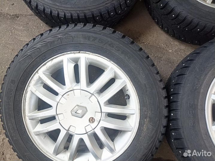 175/65 R14 Nokian Nordman 7 Зима Литые R14 pсd:4x100 ет:36 DIA:60.1