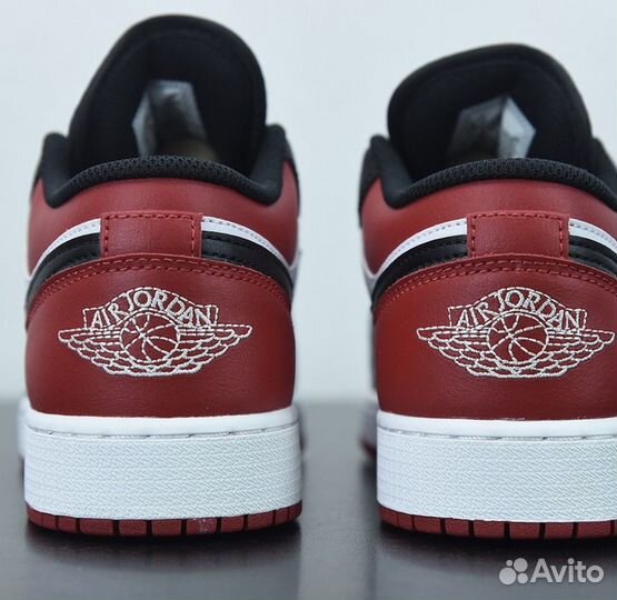 Nike Air Jordan 1 Low Bred Toe Кроссовки