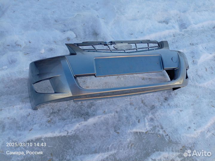 Передний бампер priora 2 кварц б/у