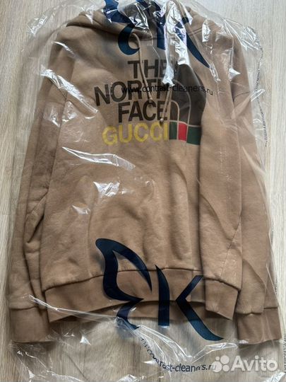 Толстовка gucci north face оригинал, размер S