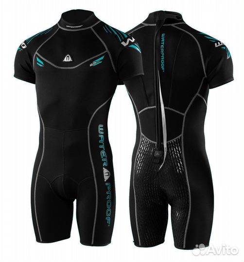 Гидрокостюм с короткими рукавами и штанинами для ж
