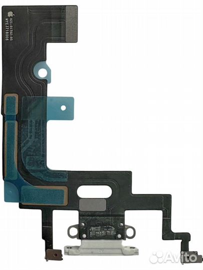 Нижний шлейф iPhone Xr Orig с разъемом зарядки и микрофонами