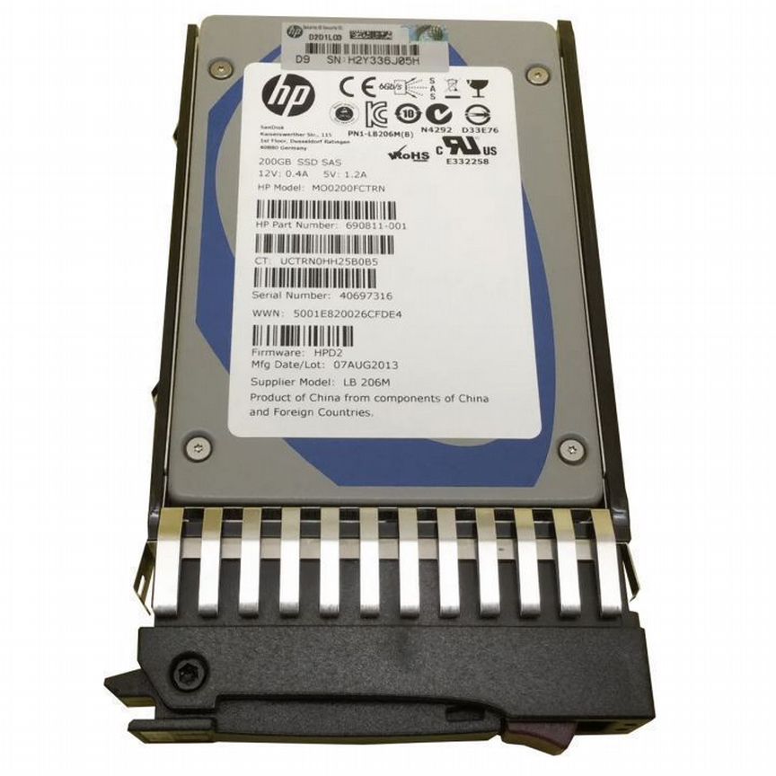 [C8R19A] Жесткий Диск Hp Msa 200gb Sas 2,5" Ssd C8r19a