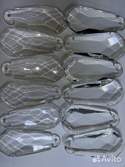 Подвески от чешской хрустальной люстры (СССР)