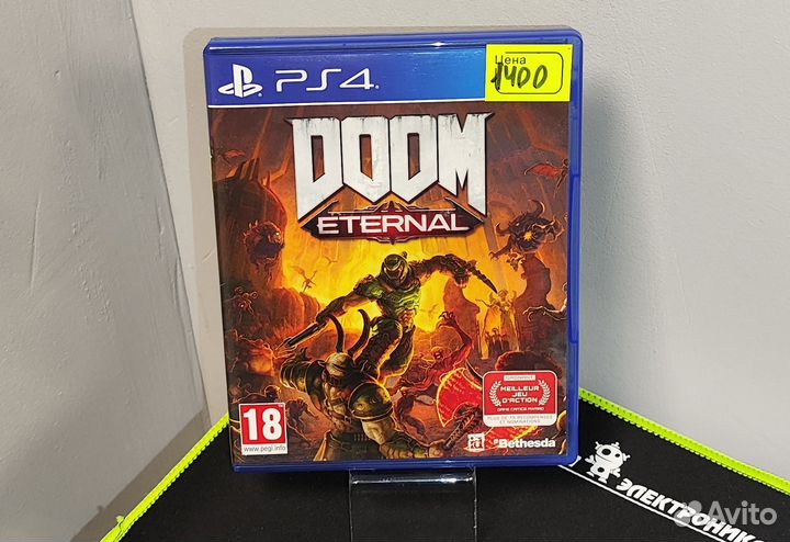 Диск Игра PS4 дум Eternal