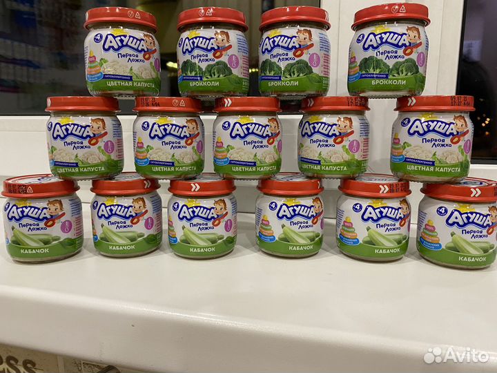 Овощное пюре агуша