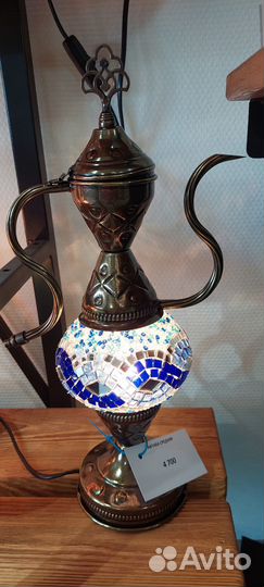 Светильник мозаичный в форме кувшина. Турция