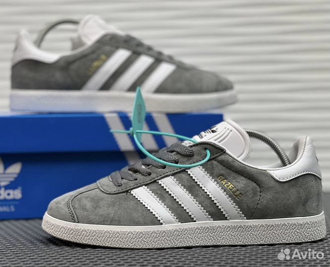 Кроссовки adidas gazelle grey