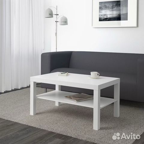 Журнальный стол IKEA lack 90x55 (3 цвета)
