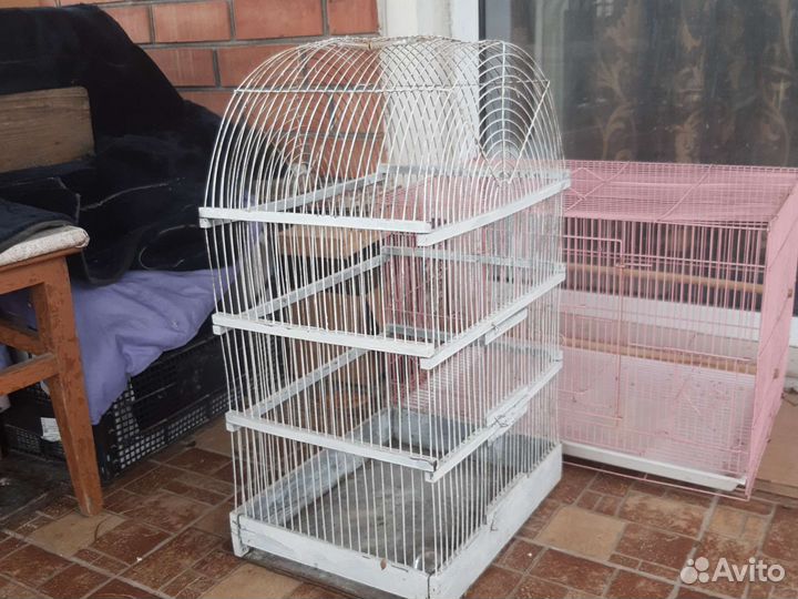 Клетка большая для птички, попугайчика длина 60см