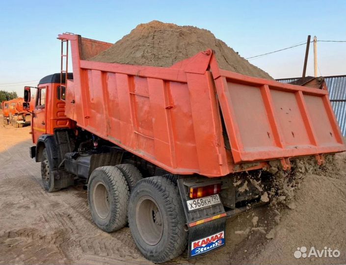 Песок мытый с доставкой