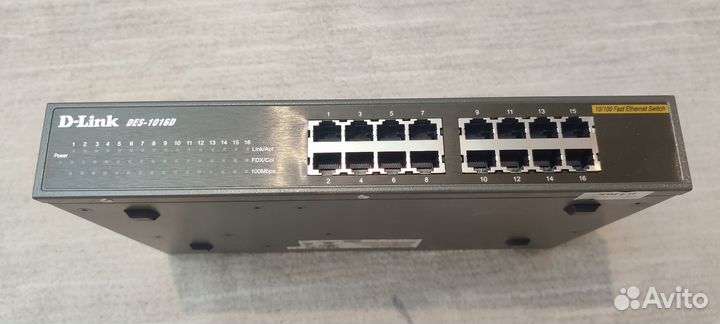 Сетевой коммутатор D-Link DES-1016D ver: D4